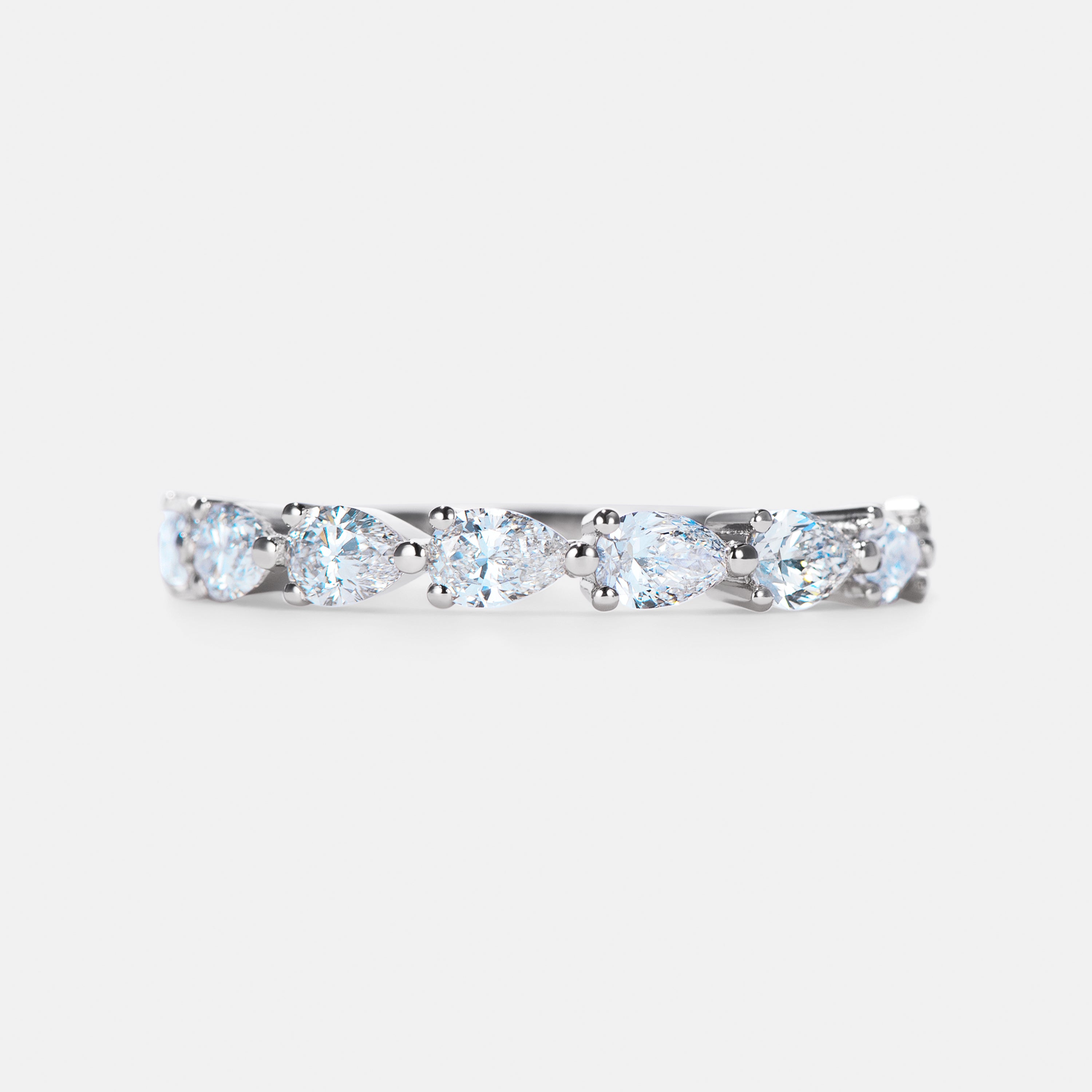 Arya - Pear Diamond Eternity Ring