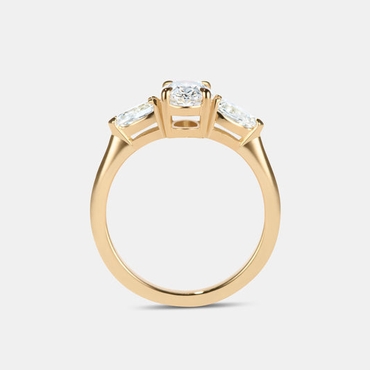 Aurora - 1.06ct Oval Diamond Engagement Ring