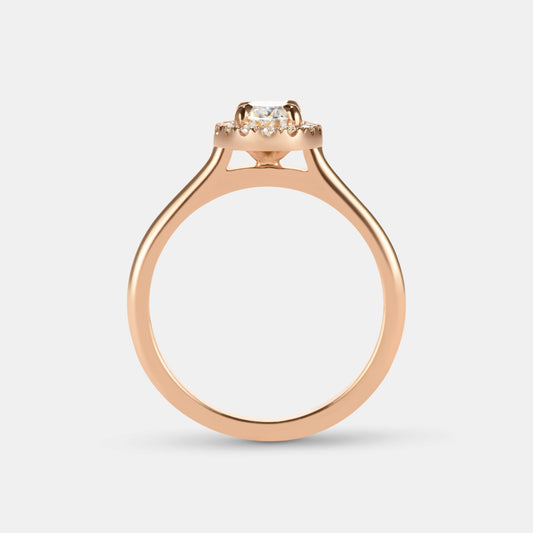 Charlotte - 0.60ct Oval Diamond Engagement Ring