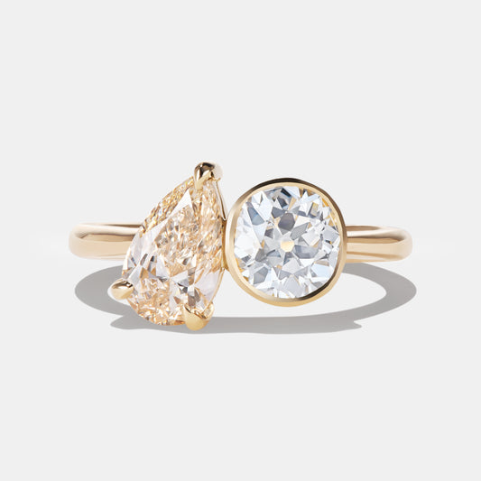 Dani 2.08ctw Diamond Toi Et Moi Engagement Ring