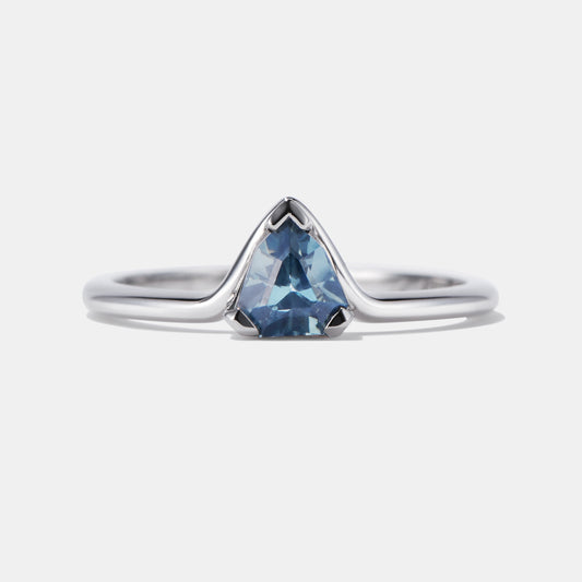 Dylan - 0.70ct Blue Sapphire Engagement Ring