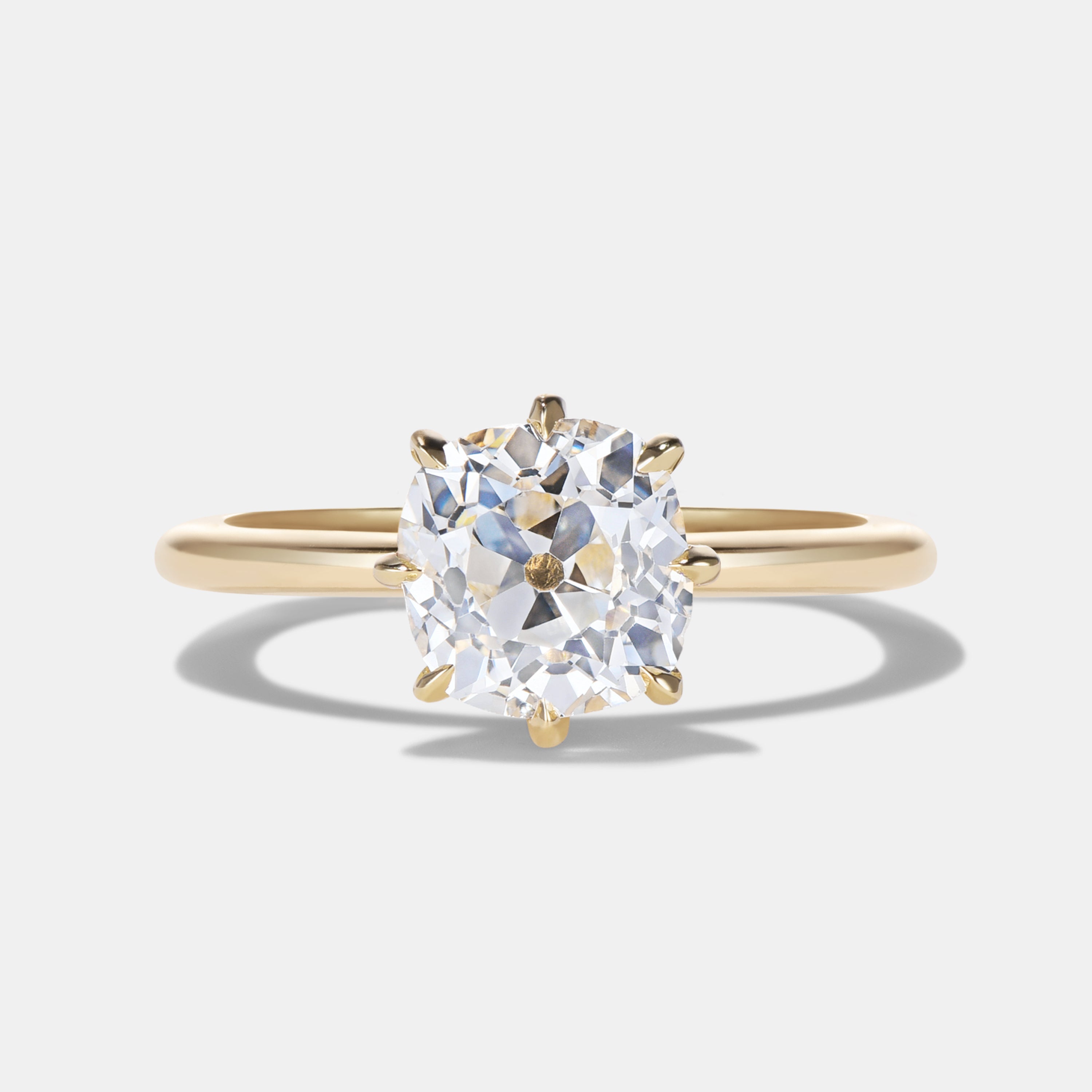 Elizabeth Diamond Solitaire Engagement Ring