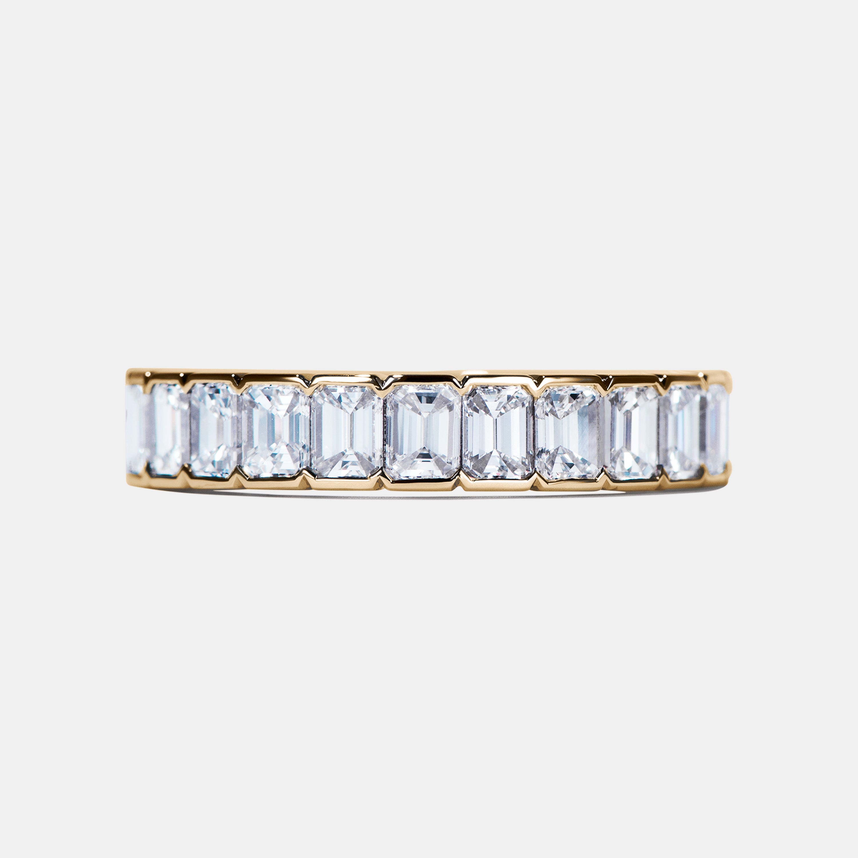 Esme Emerald Cut Diamond Eternity Ring