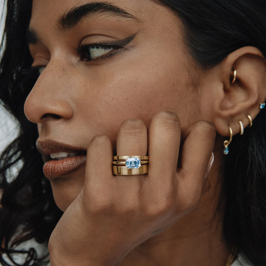 Iman - Sapphire Engagement Ring