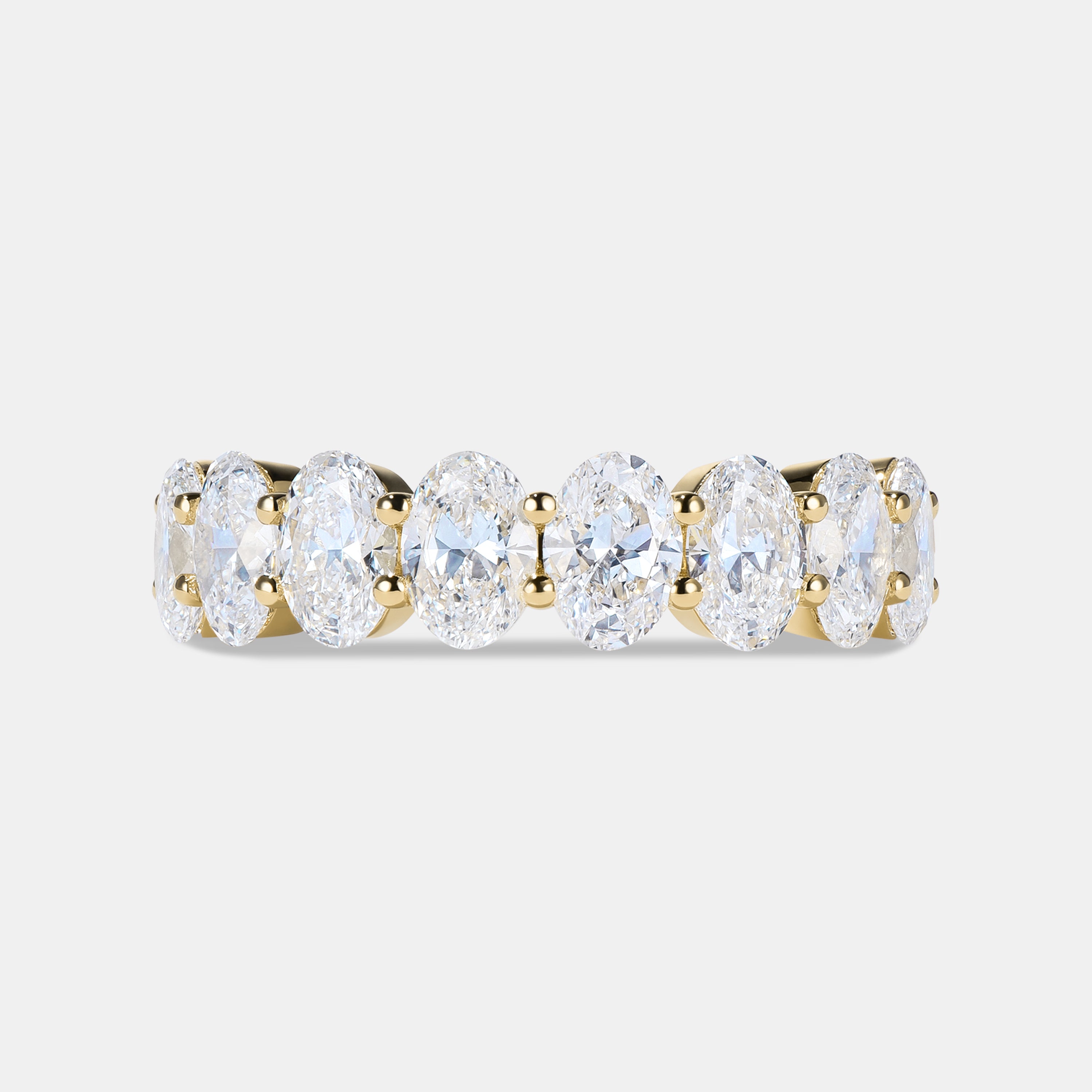 Iris 2.40ctw Oval Diamond Eternity Ring