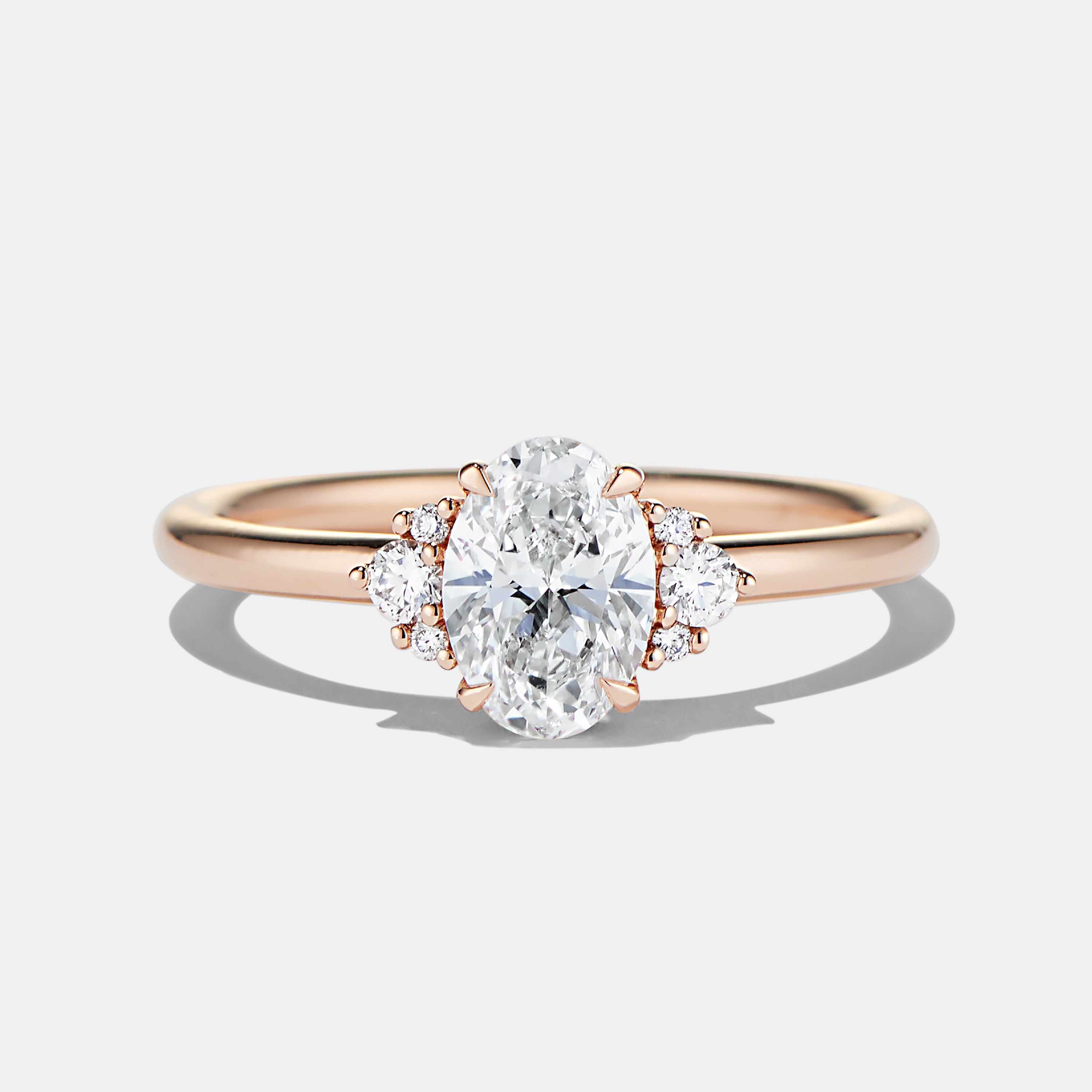 Mischa Diamond Cluster Engagement Ring