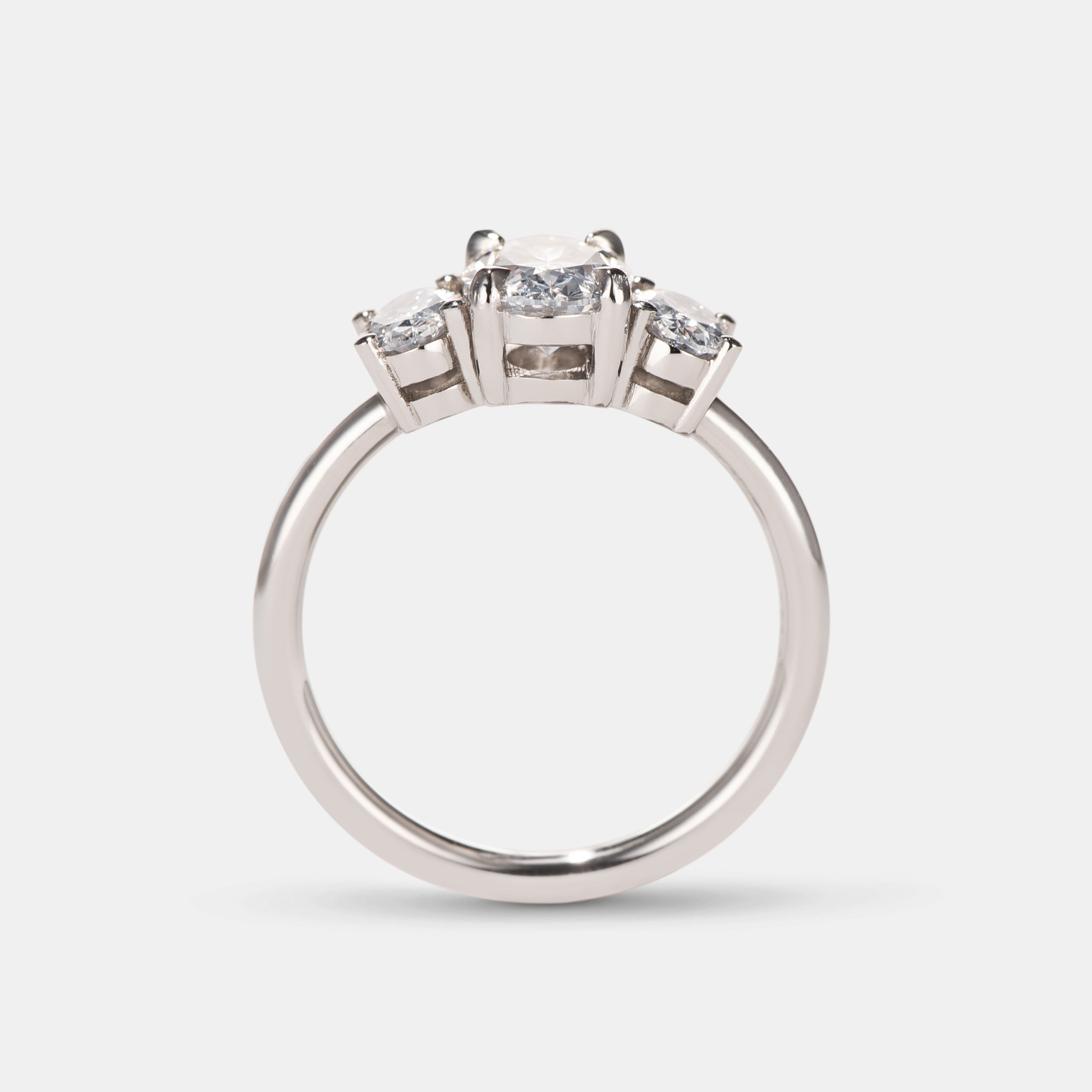 Oli Diamond Three Stone Engagement Ring