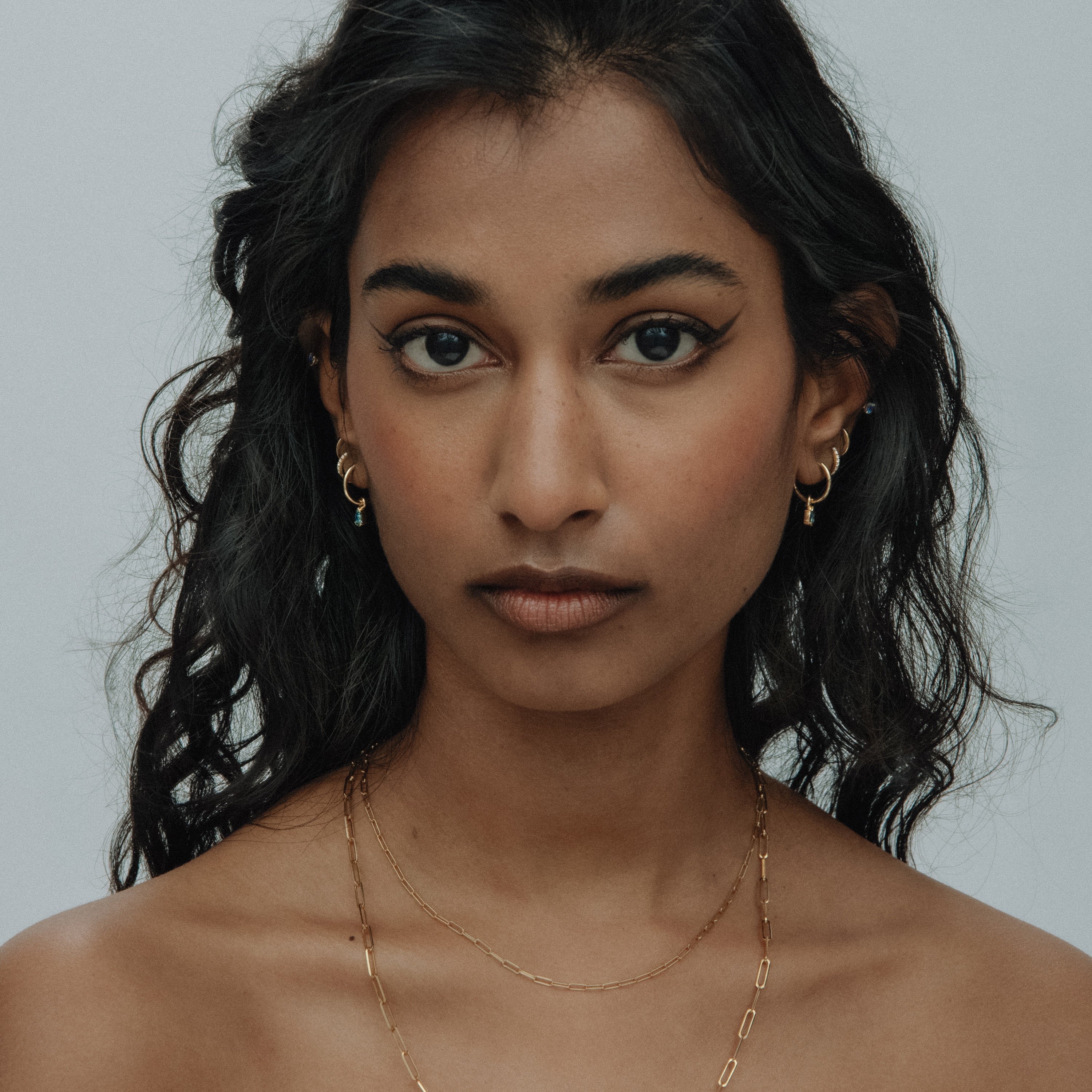 Paperclip Chain Necklace in 18 karat yellow gold