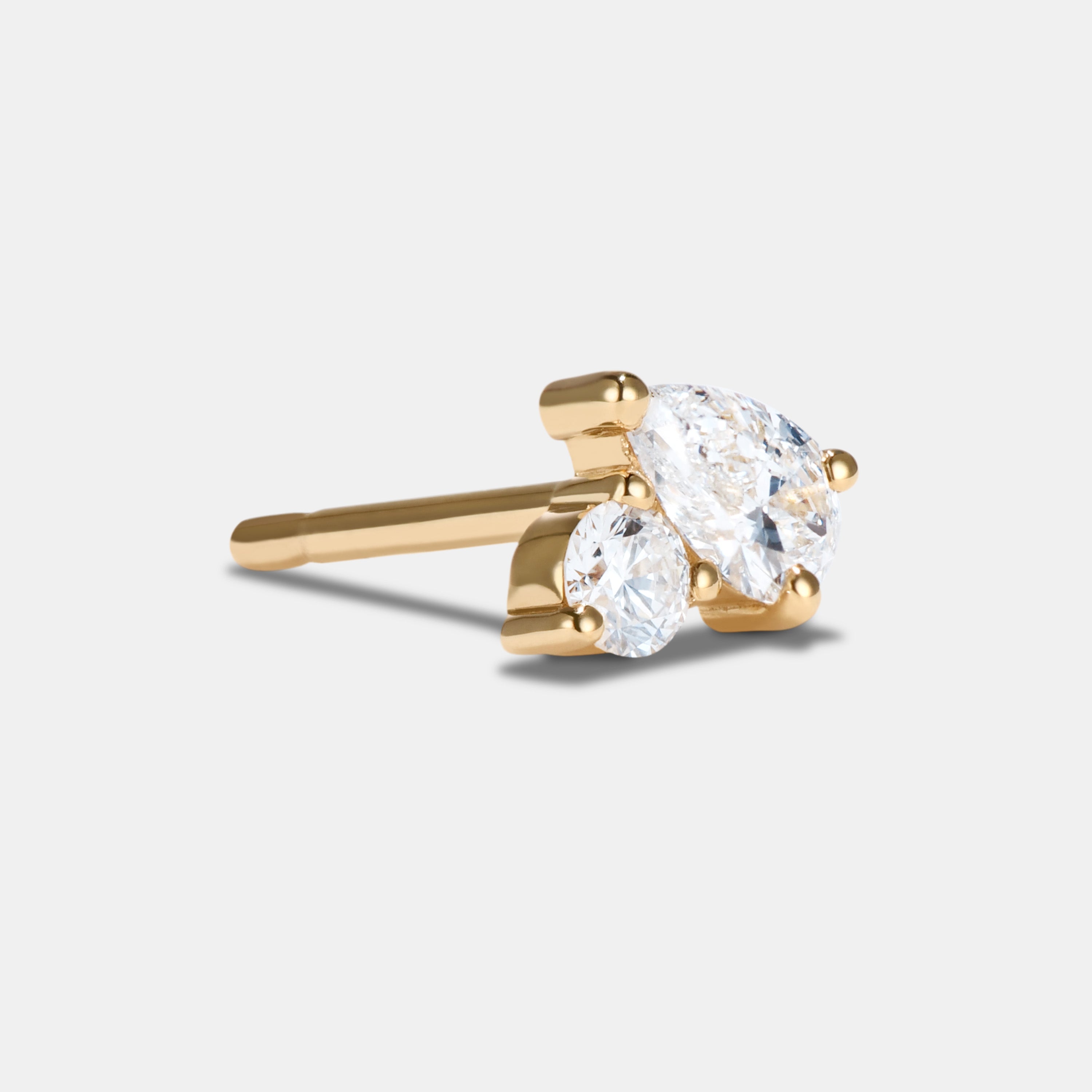 Single Petite Stud - Style No. 5 (Diamond)