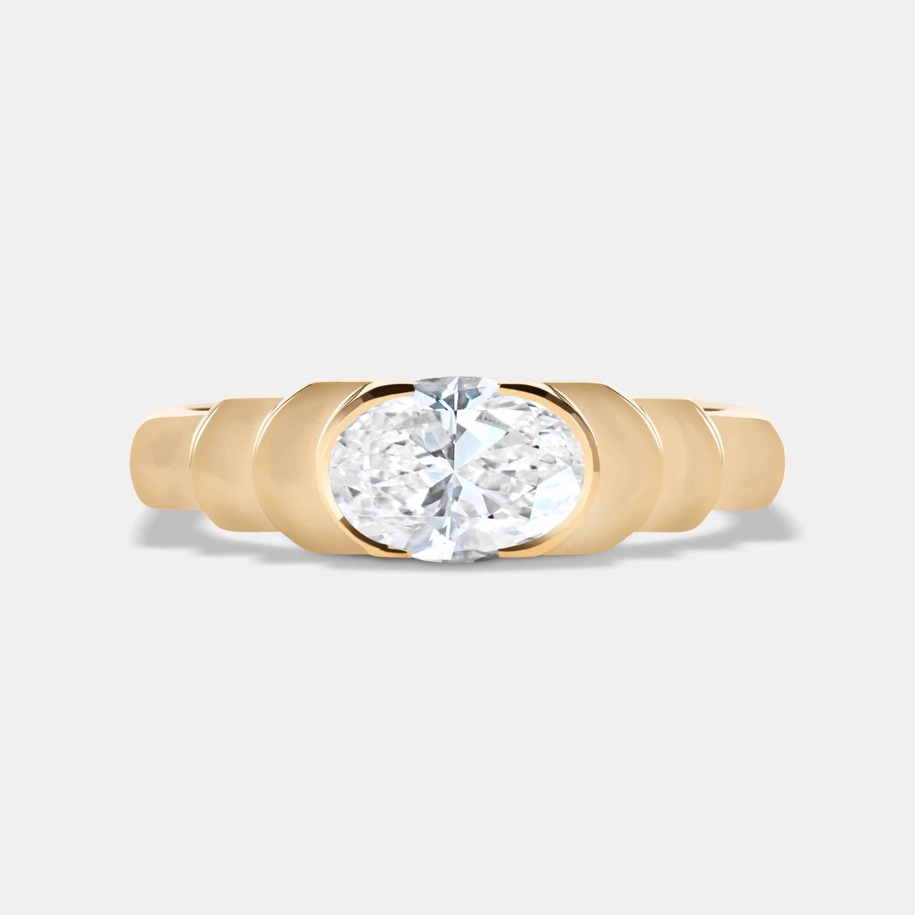 Skyline Lab Diamond Solitaire Engagement Ring