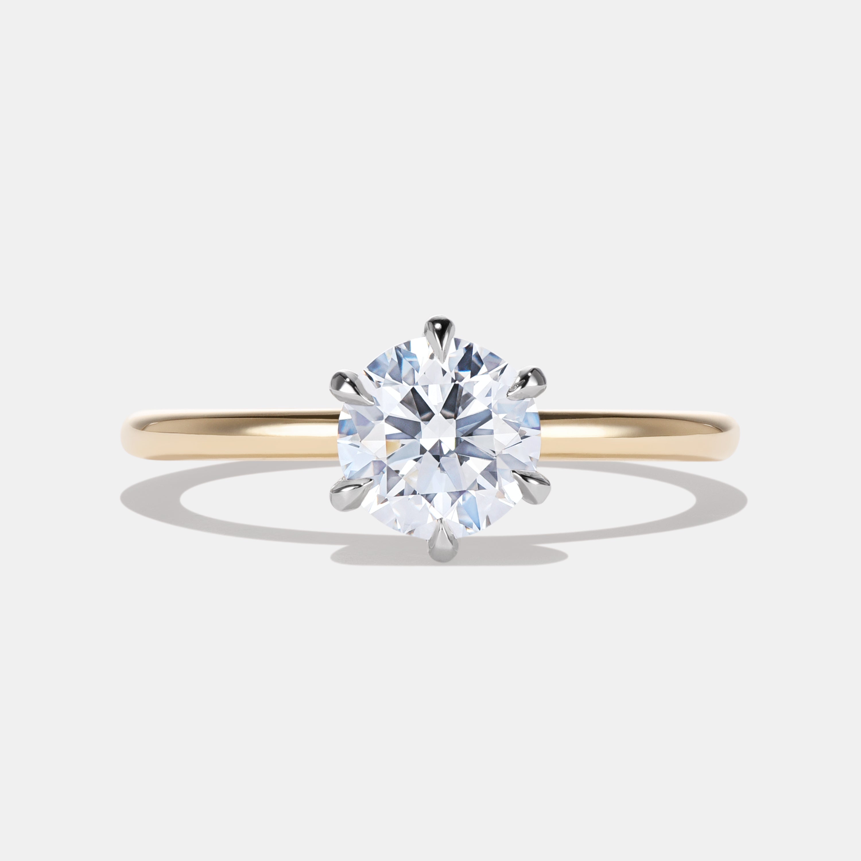 Selene Diamond Solitaire Engagement Ring