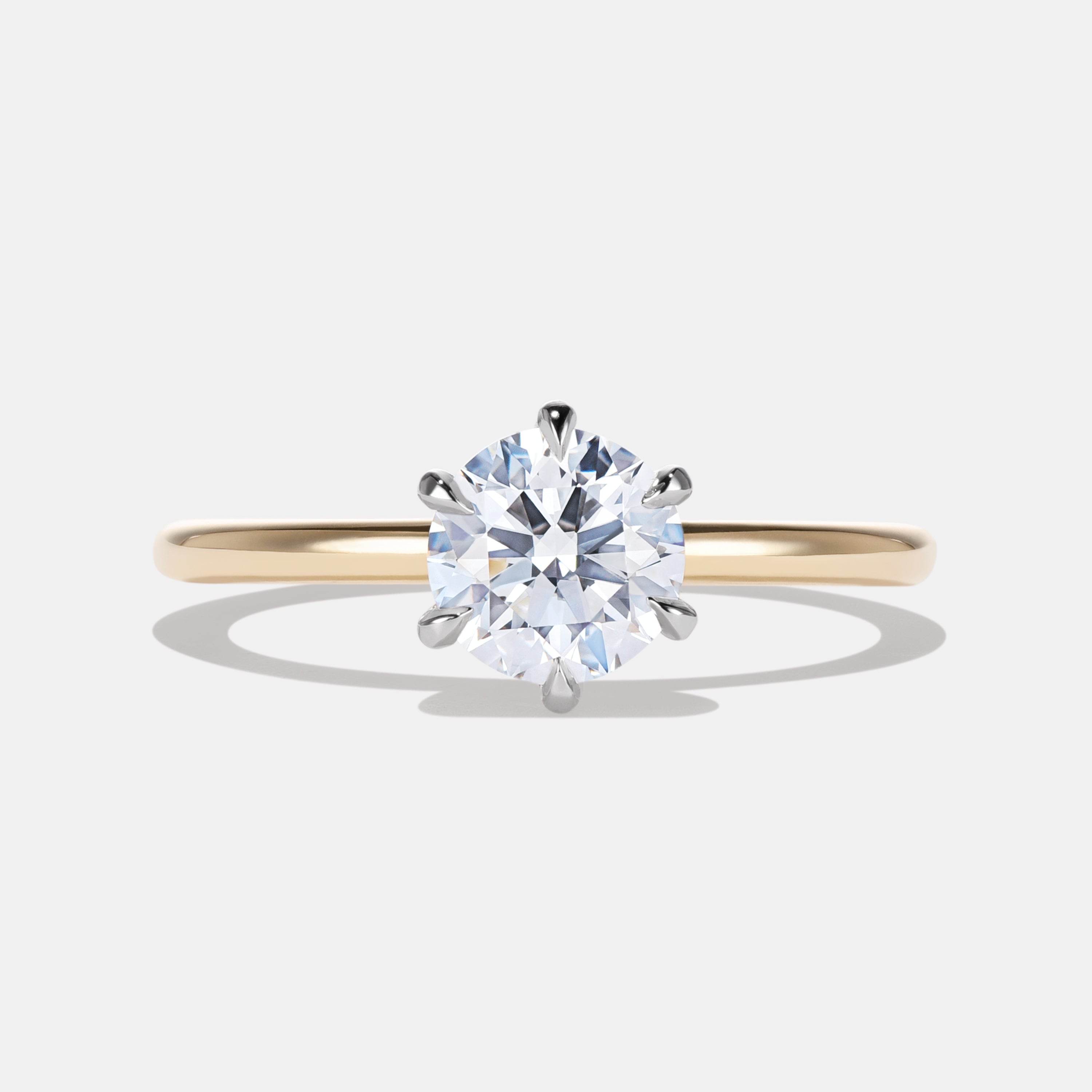 Selene 1.01ct Round Diamond Solitaire Engagement Ring