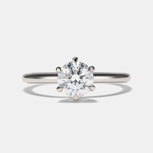 Selene 1.09ct Round Diamond Solitaire Engagement Ring