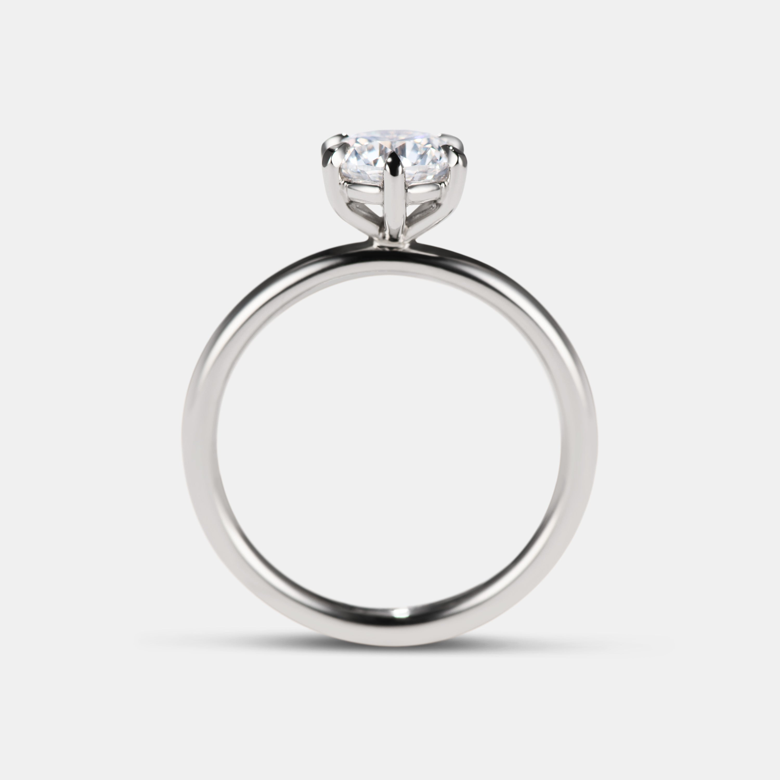 Selene 1.09ct Round Diamond Solitaire Engagement Ring