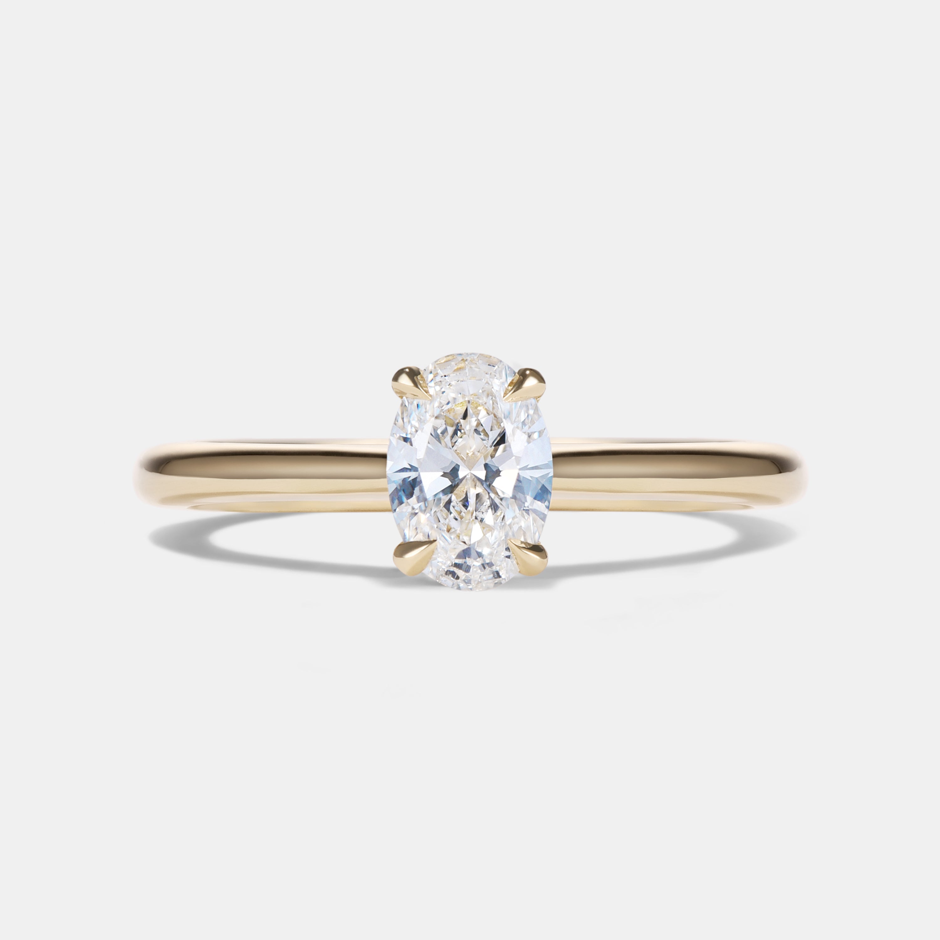 Victoria 0.70ct Oval Diamond Solitaire Engagement Ring