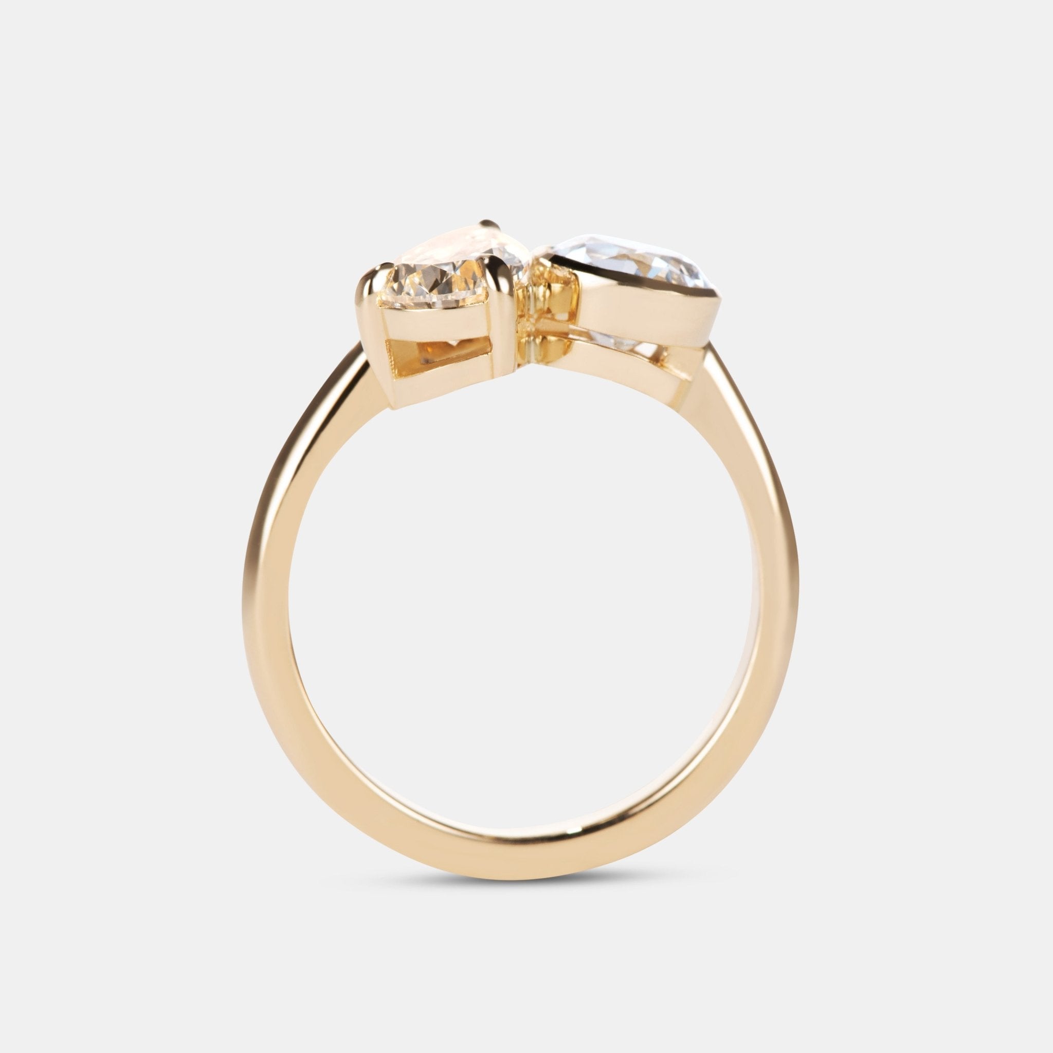 Dani 2.08ctw Diamond Toi Et Moi Engagement Ring
