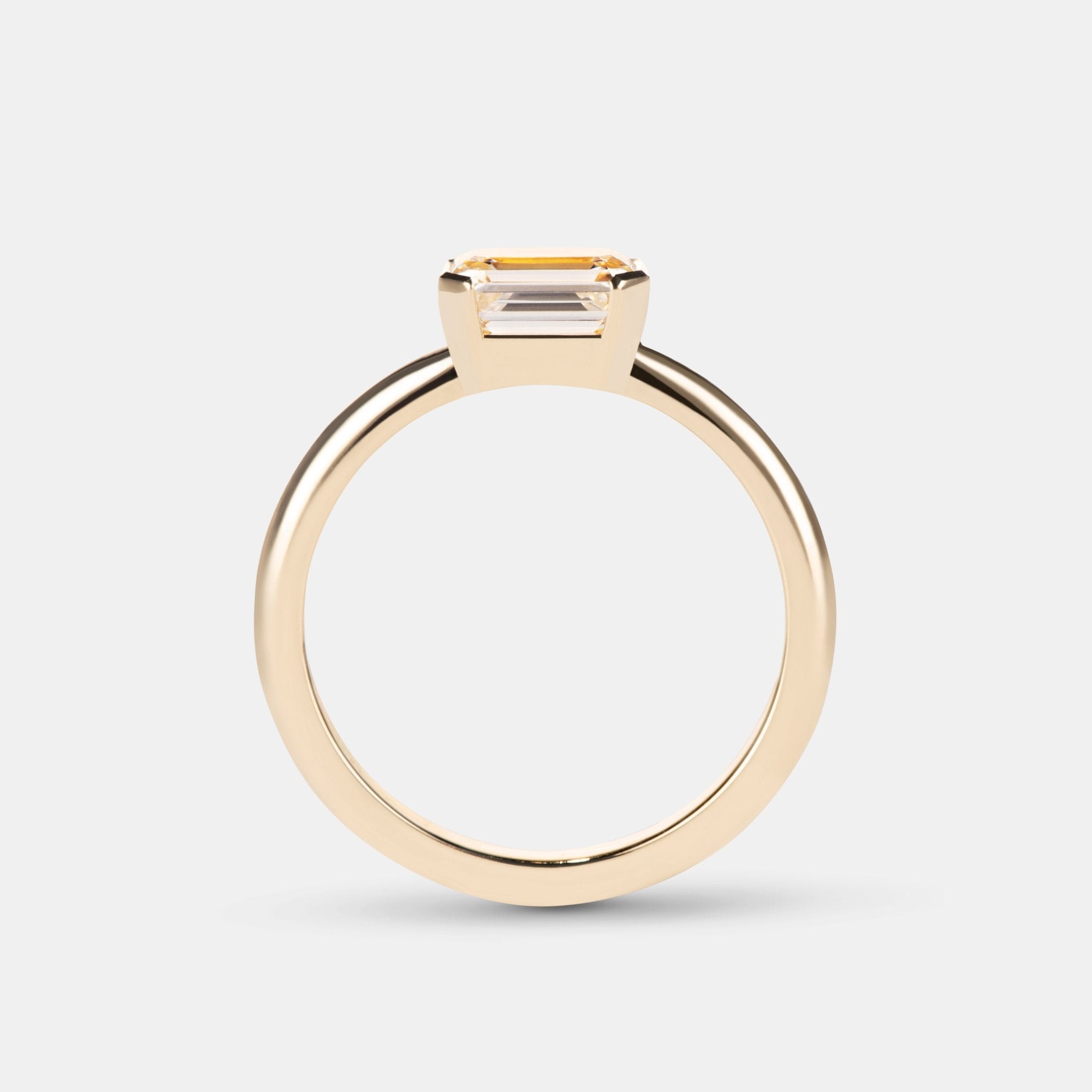 Iman Diamond Solitaire Engagement Ring