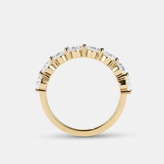 Iris - Oval Diamond Eternity Ring - 0.13ct