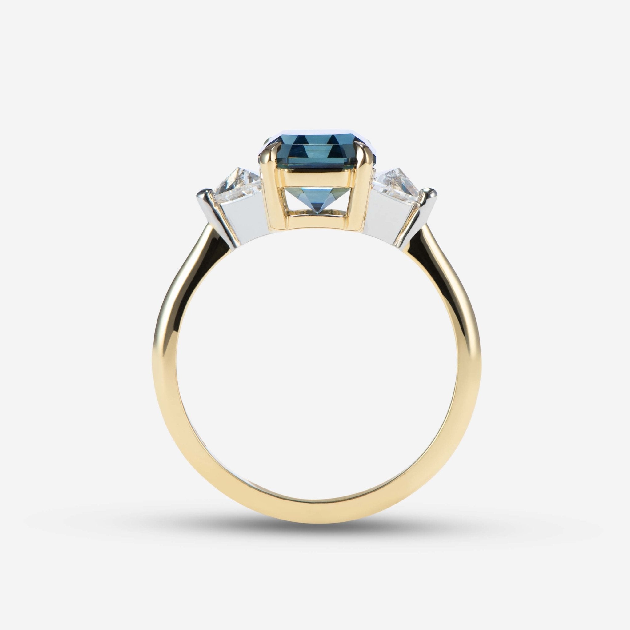 Marni Sapphire Three Stone Engagement Ring