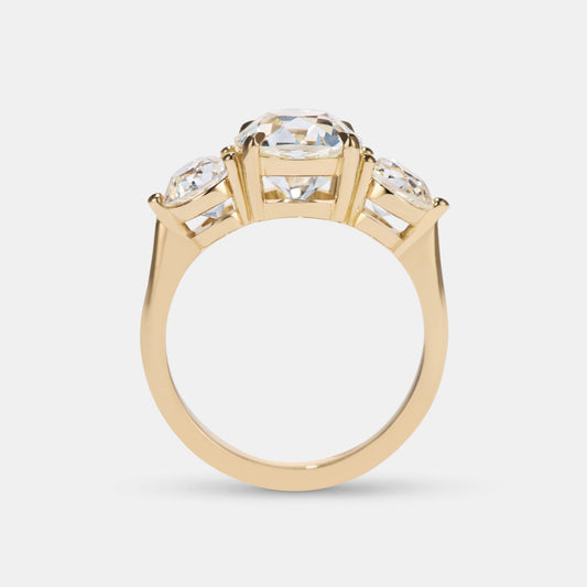 Maya -  2.66ct Antique Diamond Engagement Ring