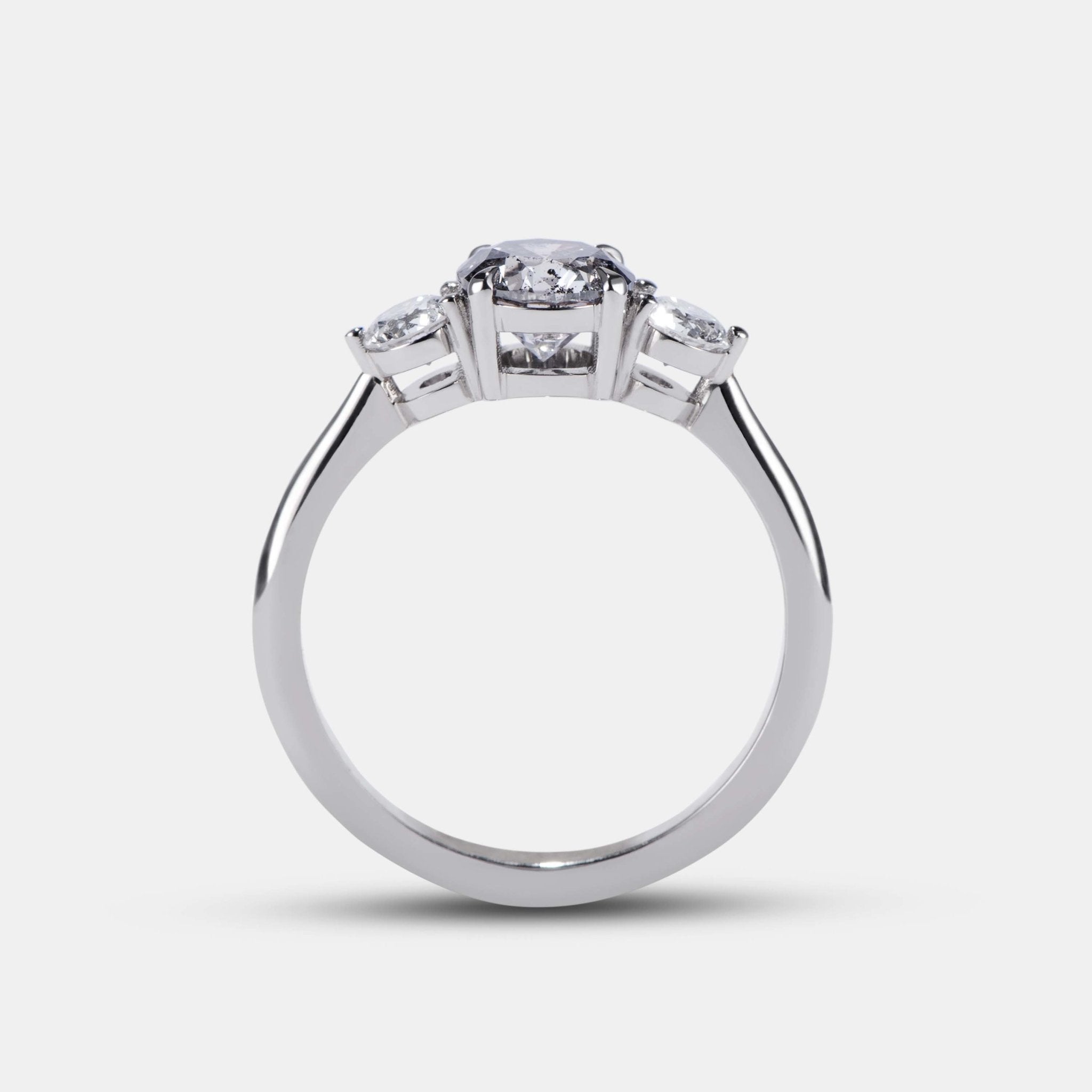 MAYA Lab Grown Diamond Three Stone Engagement Ring