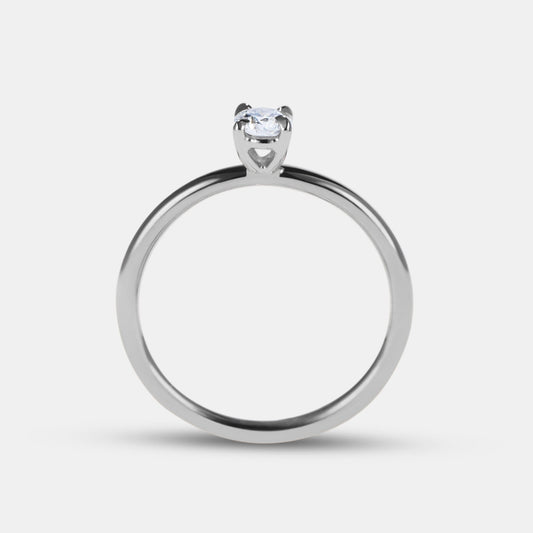 Mini Selene - 0.10ct Round Diamond Ring