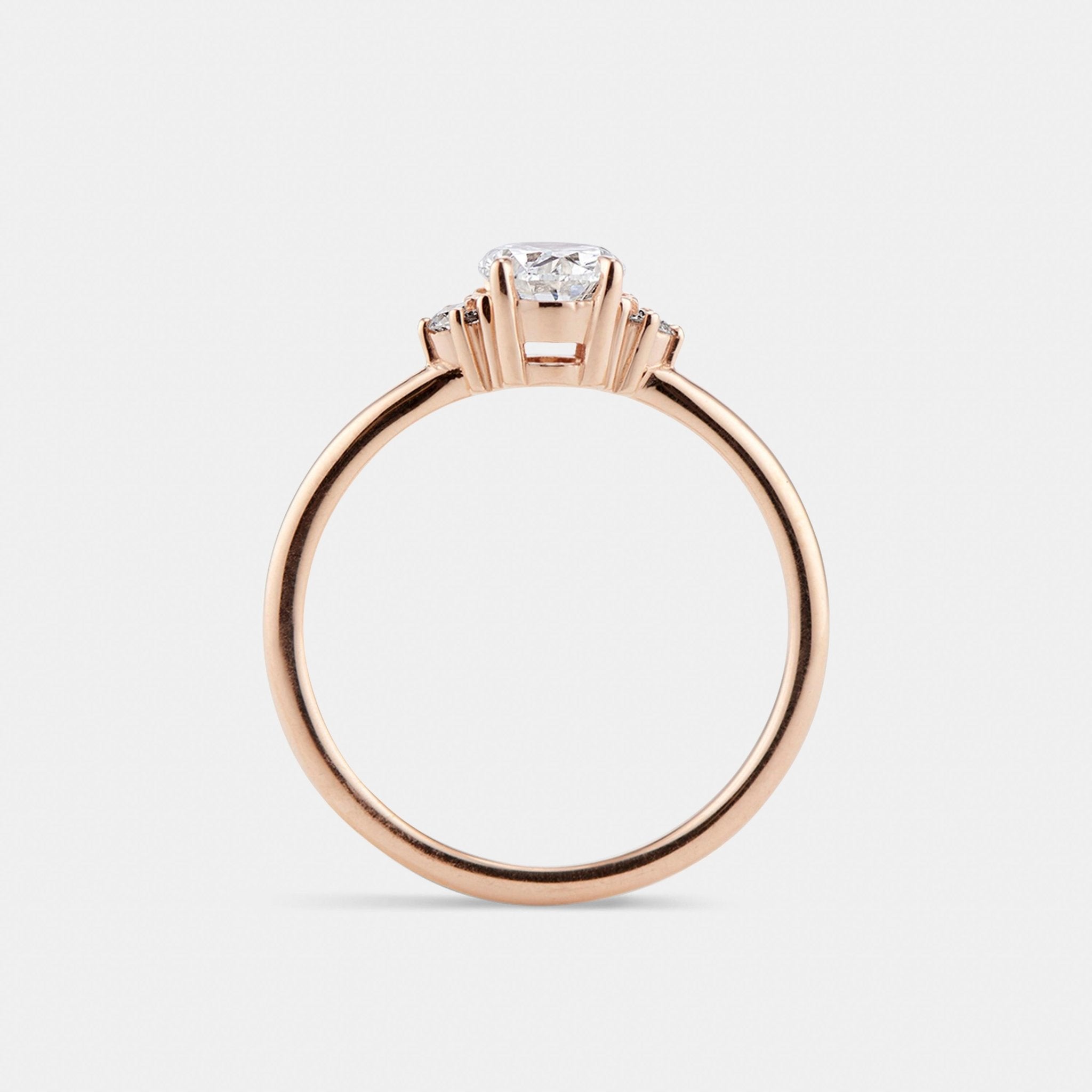 Mischa Diamond Cluster Engagement Ring