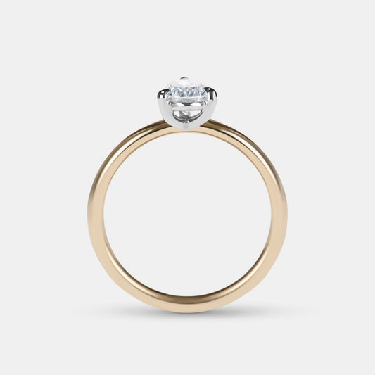 Selene - 0.78ct Pear Diamond Engagement Ring