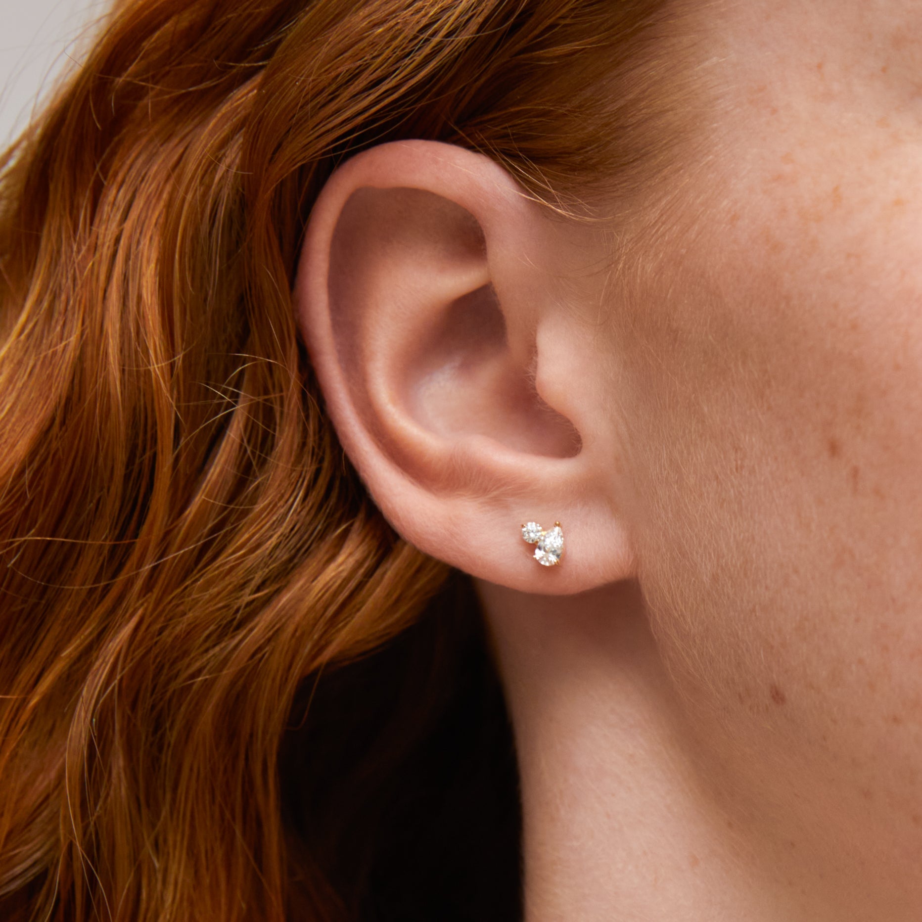 Single Petite Stud - Style No. 5 (Diamond)