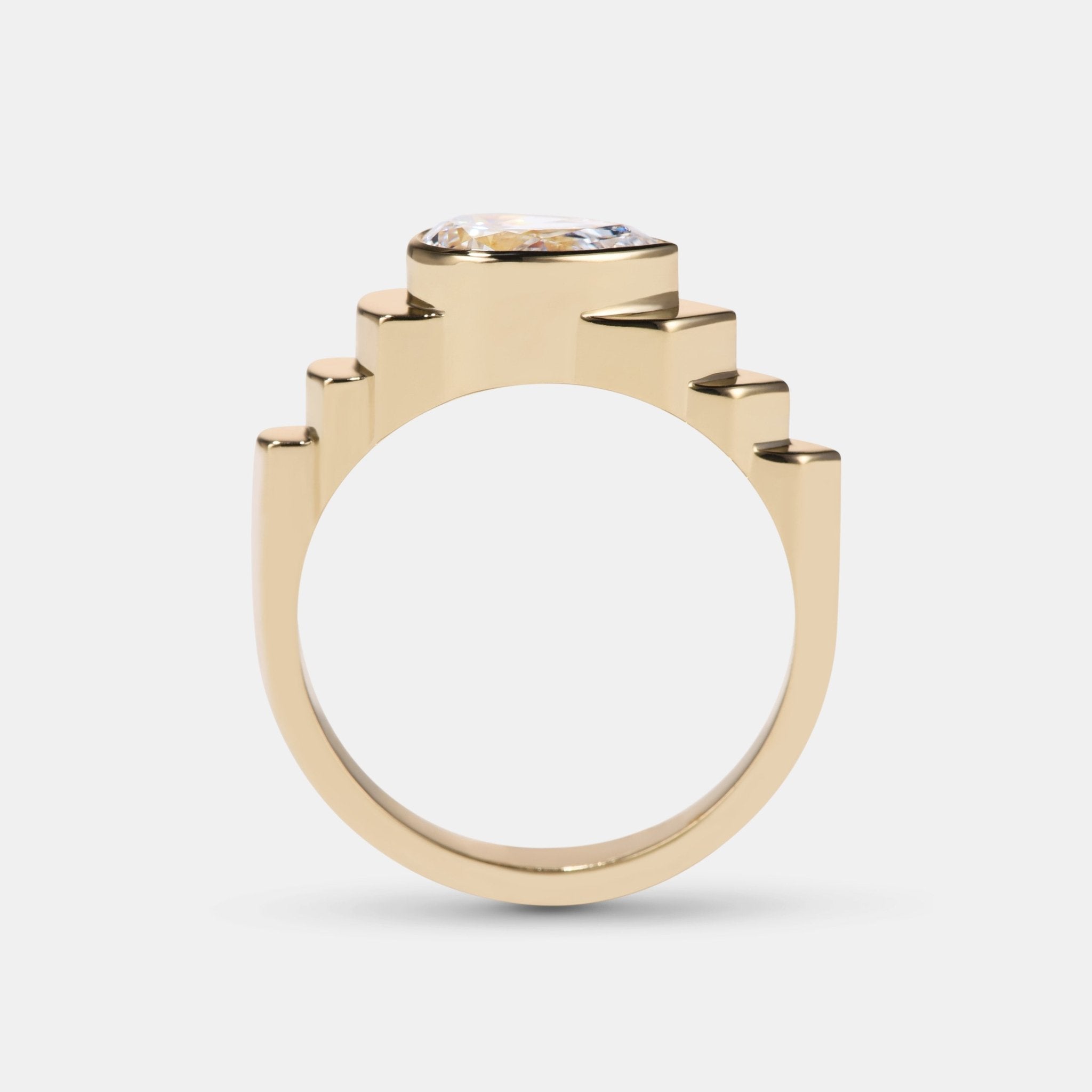 Skyline 0.80ct Pear Diamond Solitaire Engagement Ring