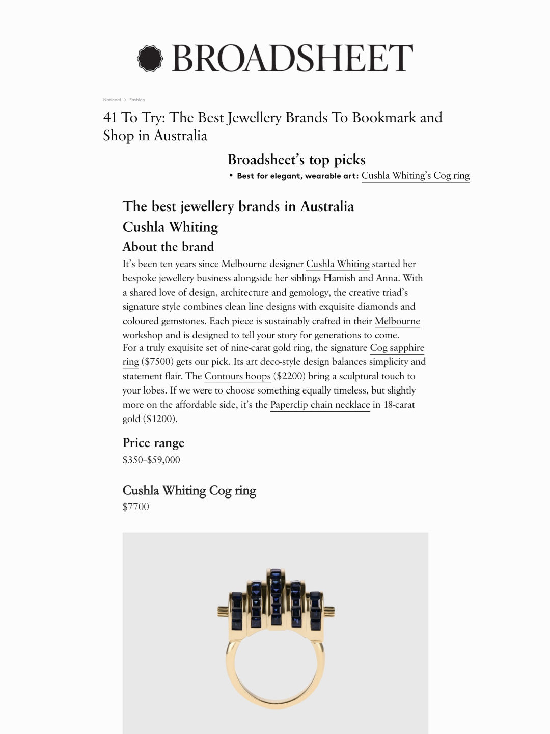 BROADSHEET - JANUARY 2025