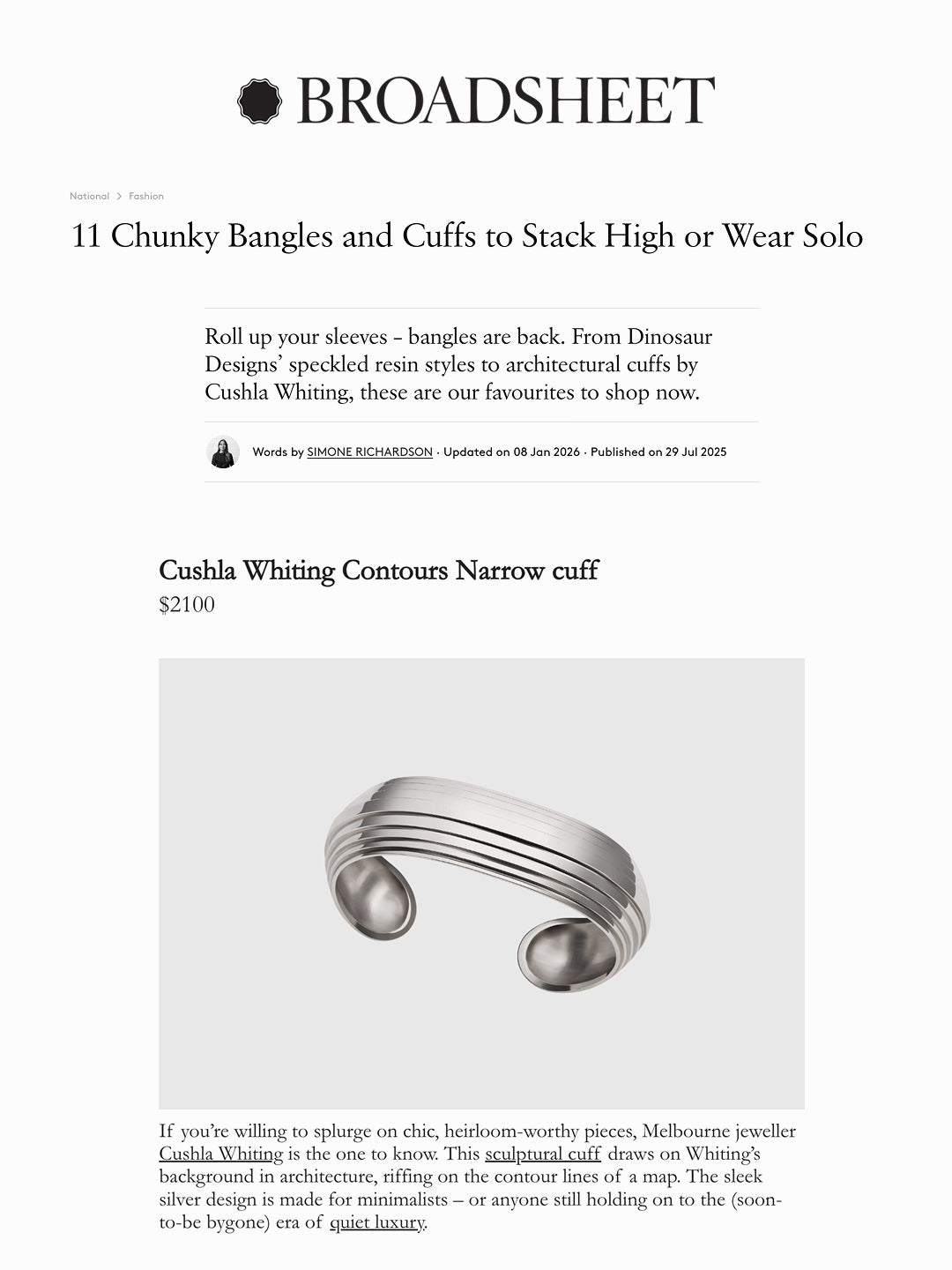 BROADSHEET - JULY 2025