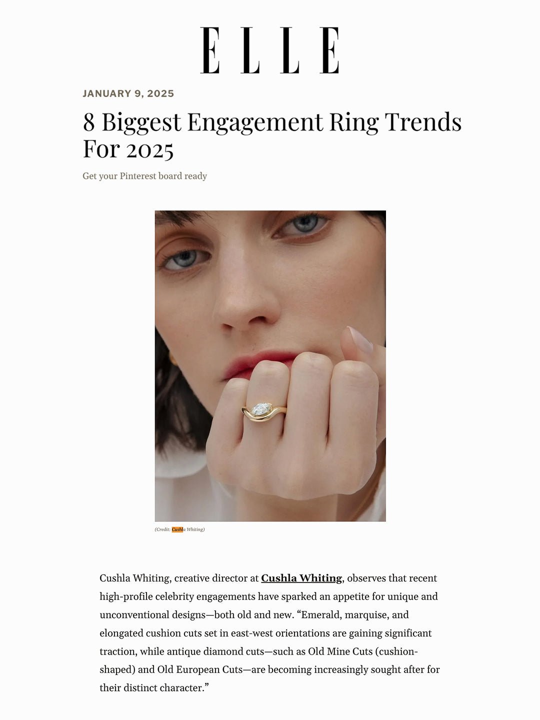 ELLE - JANUARY 2025
