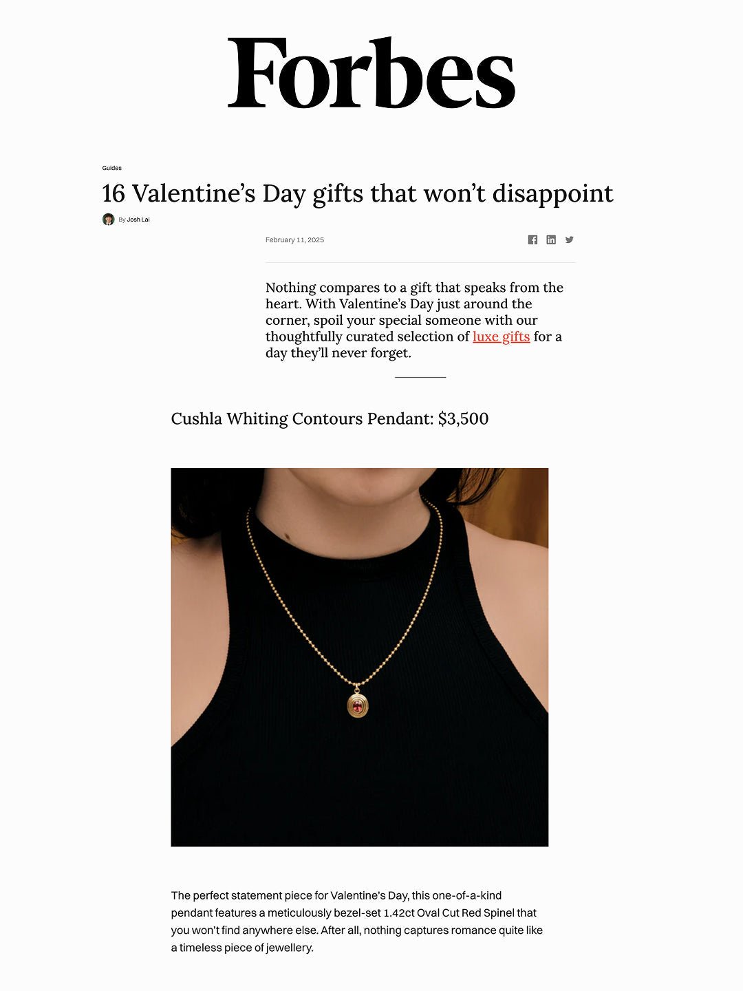 FORBES - FEBRUARY 2025