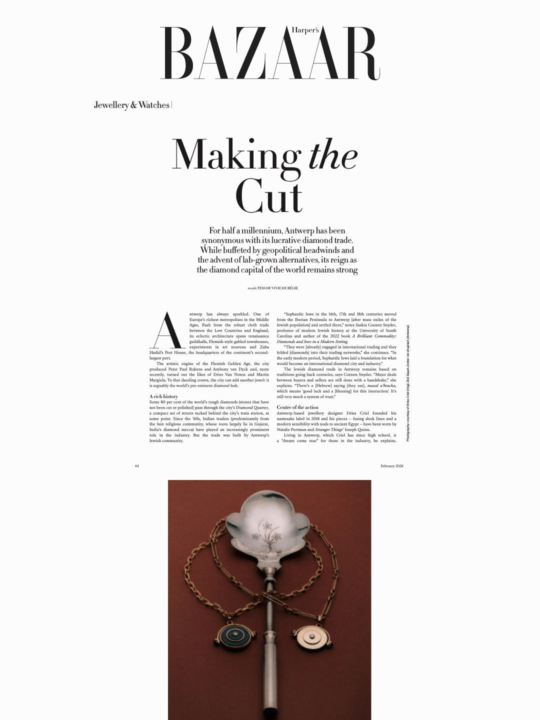 HARPERS BAZAAR - MAKING THE CUT - FEBRUARY 2026