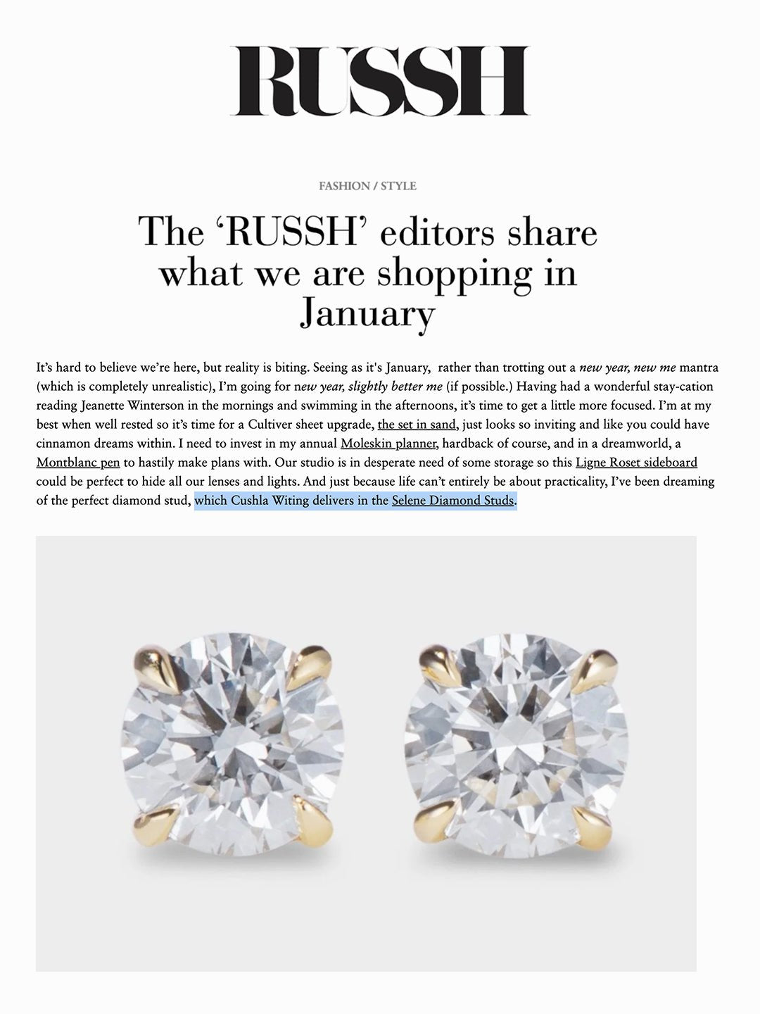 RUSSH - JANUARY 2025
