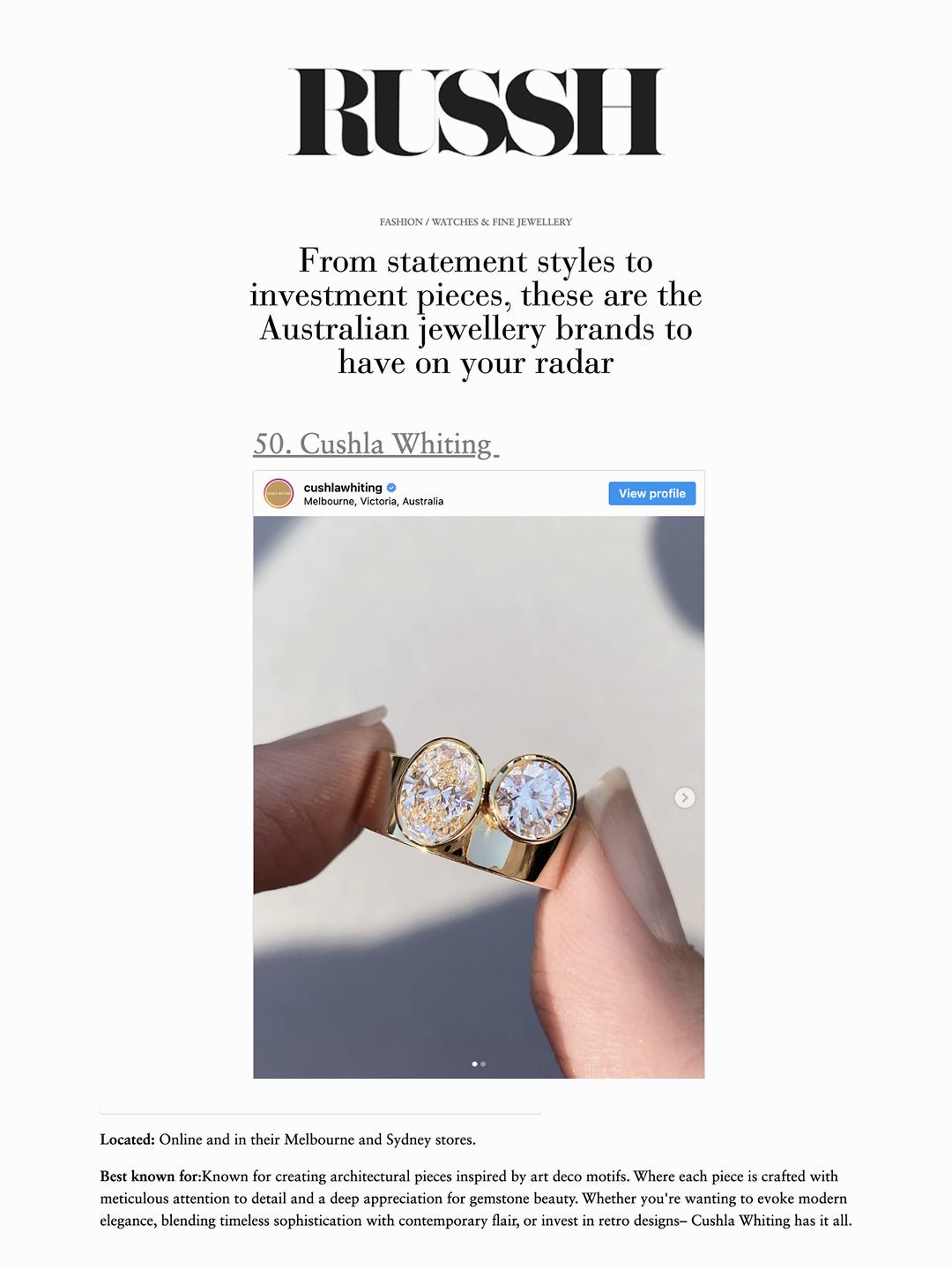 RUSSH - NOVEMBER 2024
