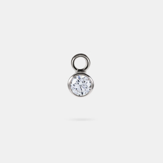 Round Diamond Charm - 0.225ct