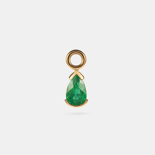 Pear Emerald Charm - 0.62ct