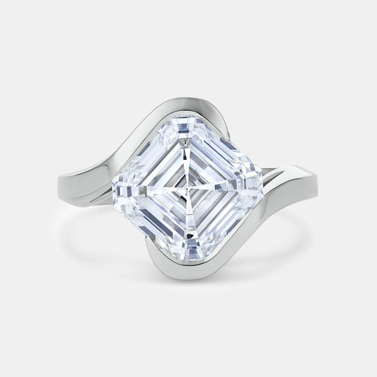 Ava Diamond Solitaire Engagement Ring