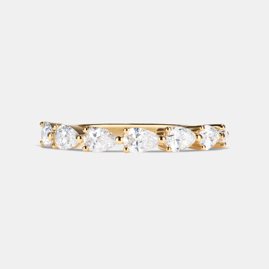 Arya - Pear Diamond Eternity Ring