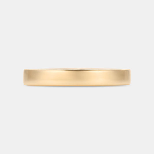 Bridie 3mm wedding band in yellow gold
