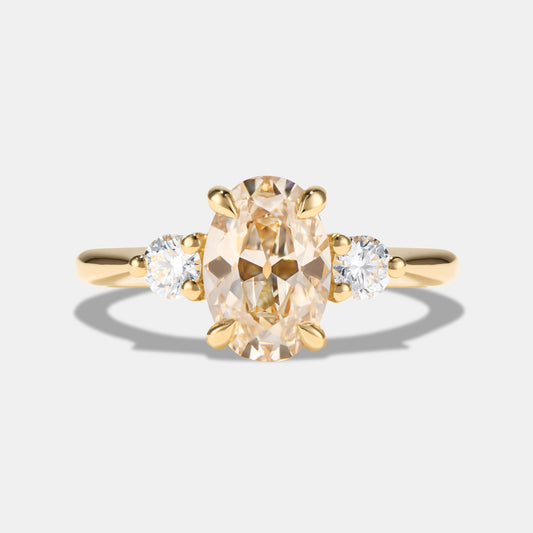 Clover - 1.64ct Champagne Diamond Engagement Ring