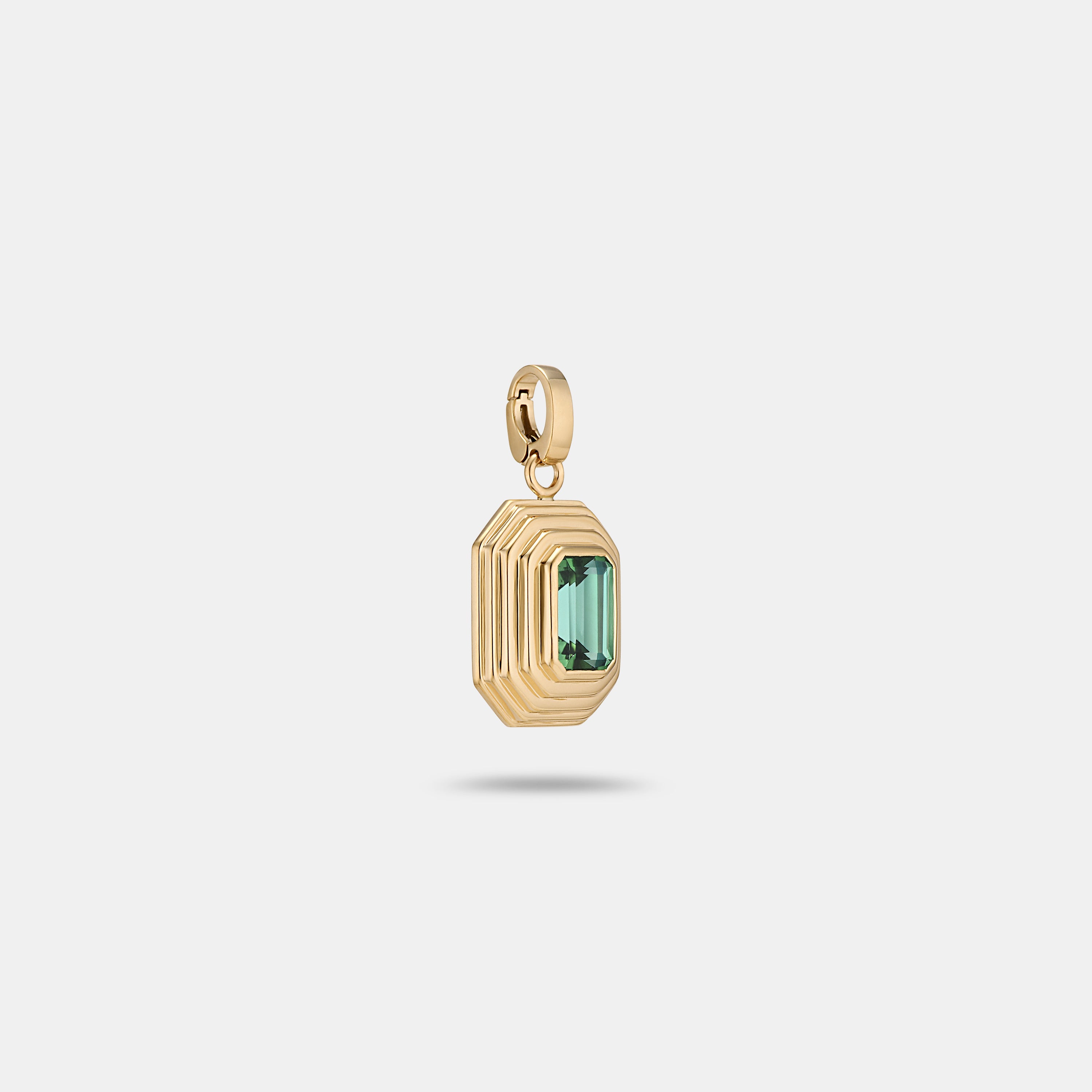 Contours Pendant - 2.00ct Emerald Cut Tourmaline