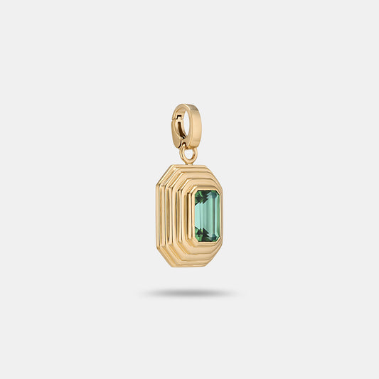 Contours Pendant - 2.00ct Emerald Cut Tourmaline