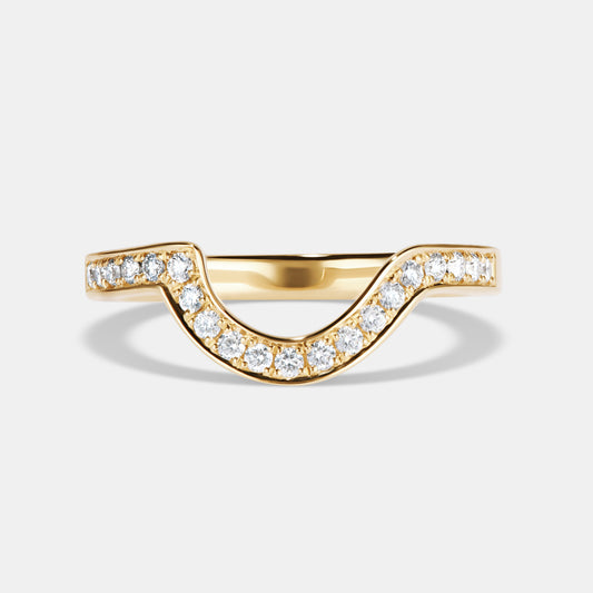 Contours Wrap Wedding Ring