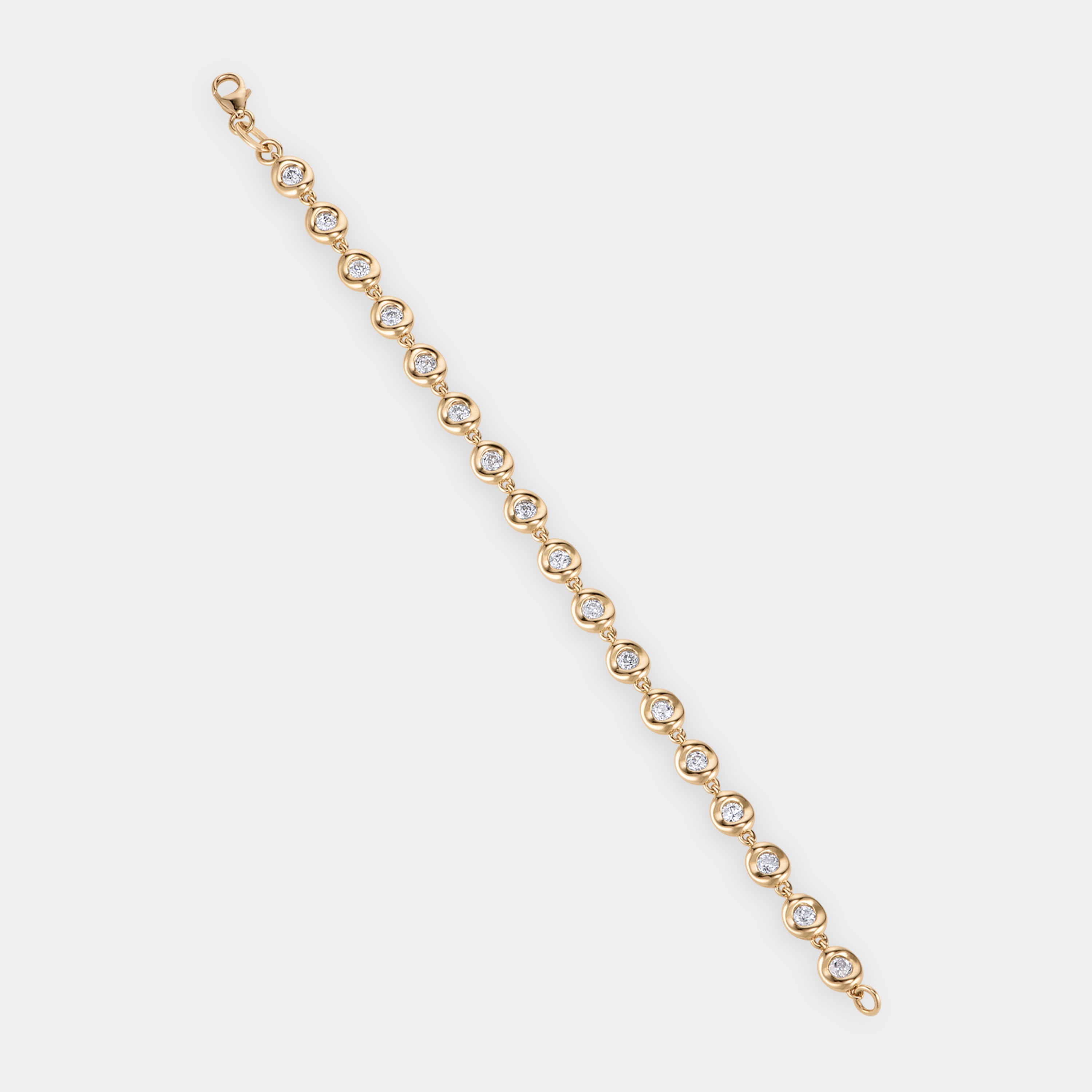 Pillow 1.98ctw. Old Mine Cut Diamond Bracelet