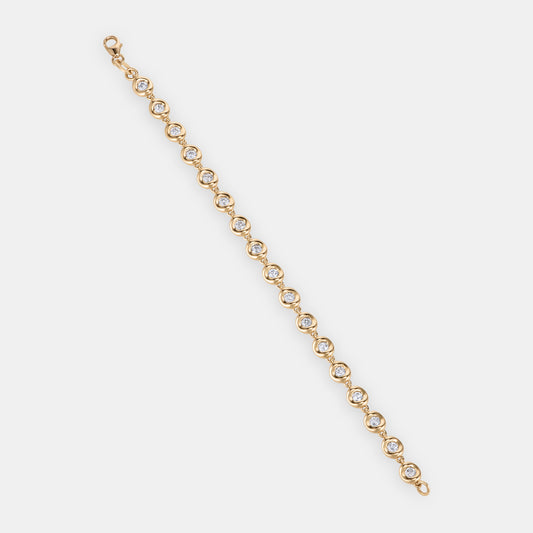 Pillow 1.98ctw. Old Mine Cut Diamond Bracelet