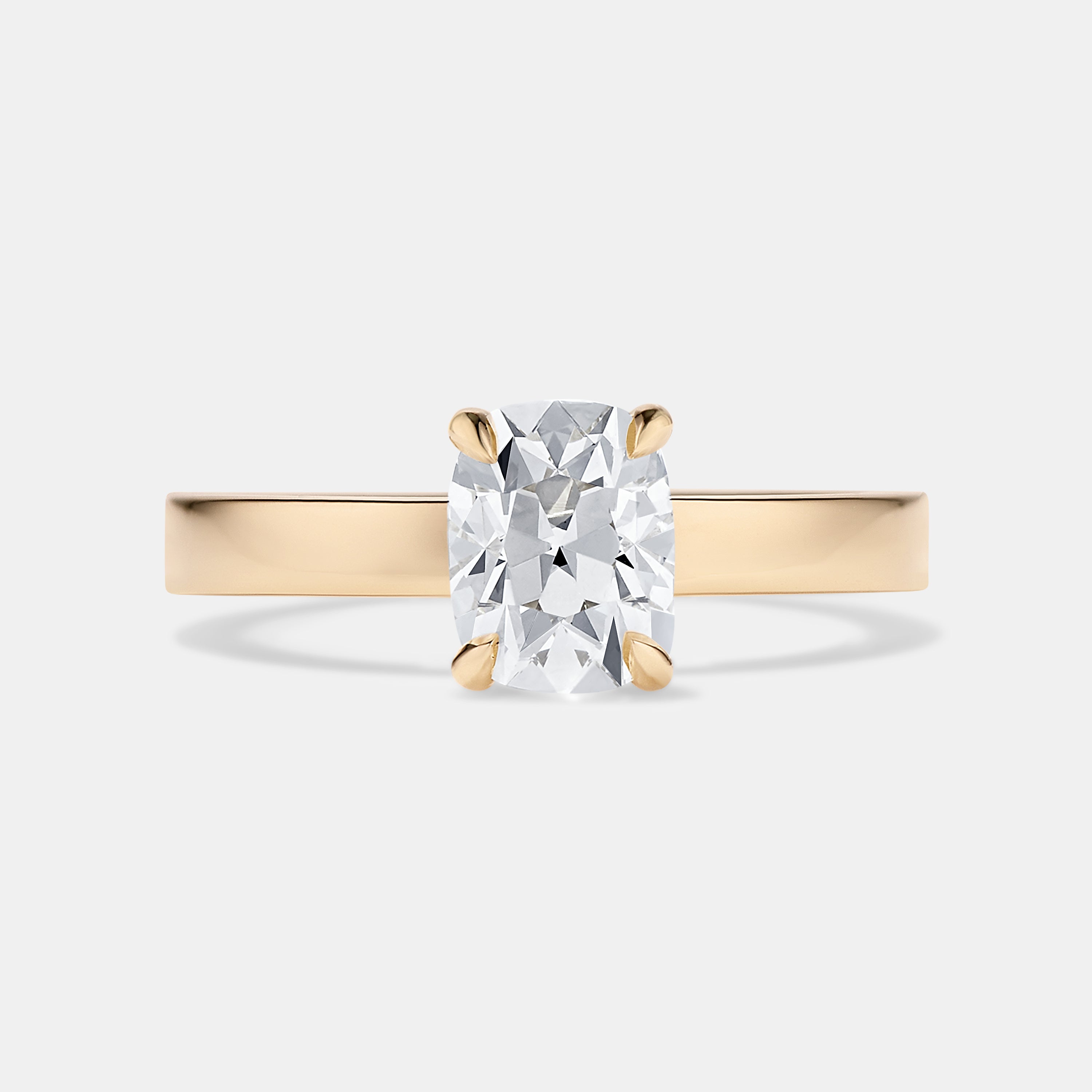 CLIO 1.74ct La Cush™ Cushion Diamond Solitaire Engagement Ring