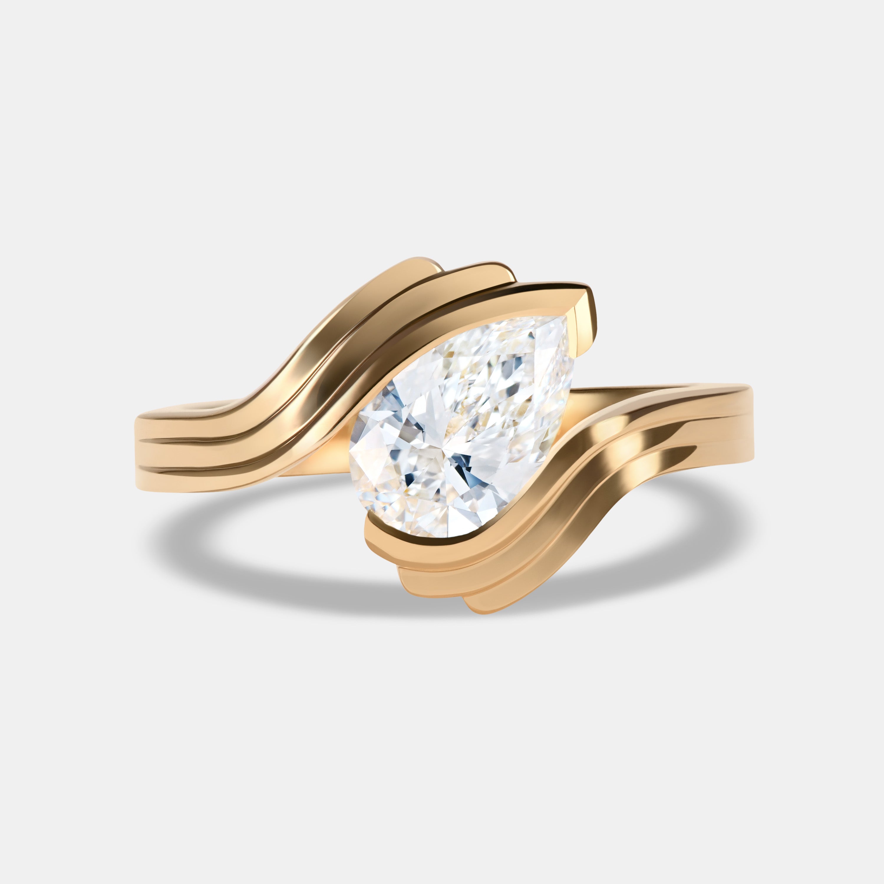 Contours Diamond Wrap Ring — CUSHLA WHITING